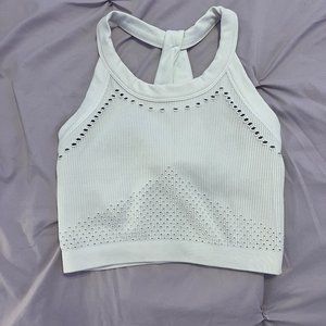 Free People Movement White Athletic Top
